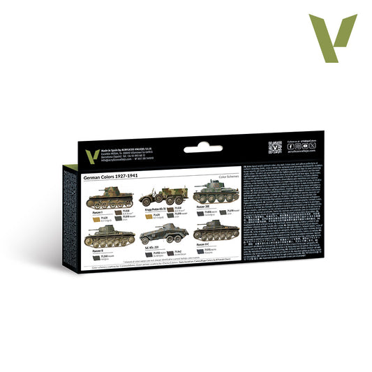 Set de 8 pinturas para vehículos alemanes de 1927 a 1941 (1)