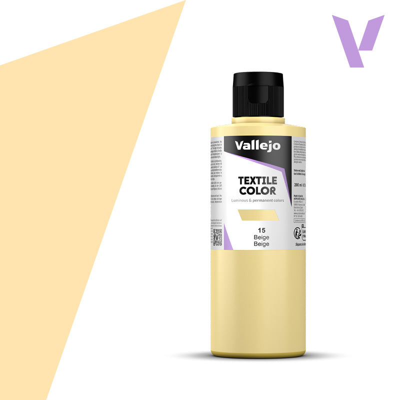 Pintura Textil Beige 200 ml - Bellas Artes