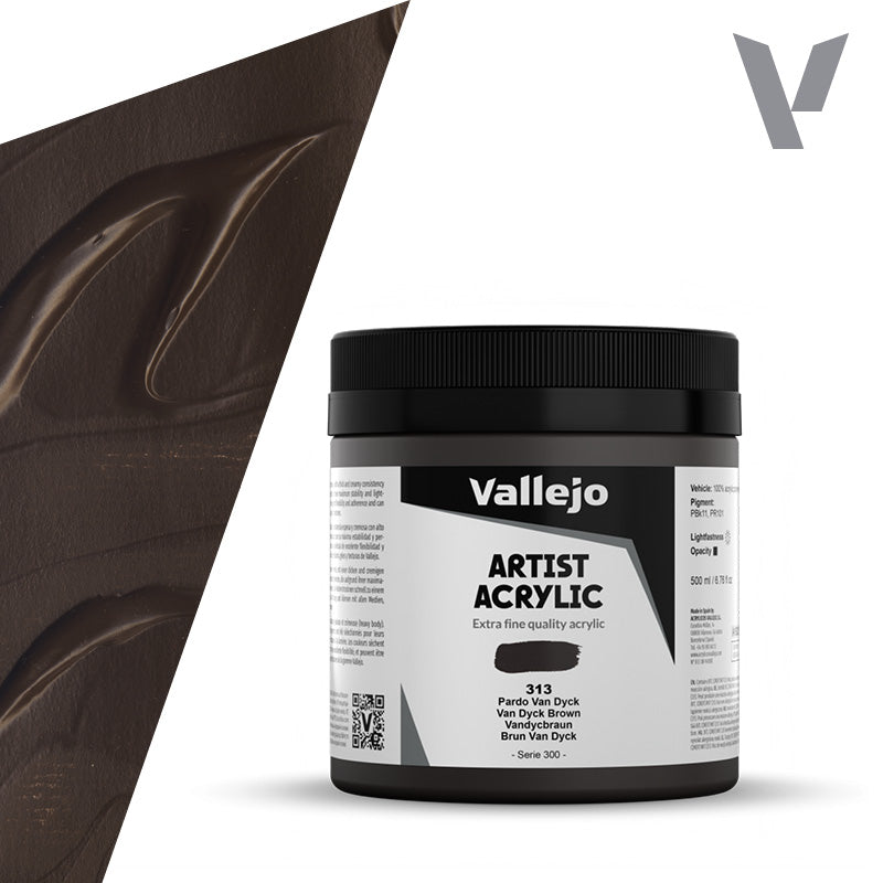 Pintura Acrílica Pardo Van Dyck 500 ml - Bellas Artes