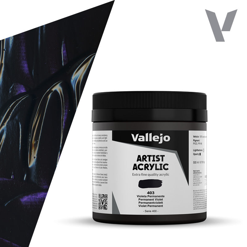 Pintura Acrílica Violeta Permanente 500 ml - Bellas Artes
