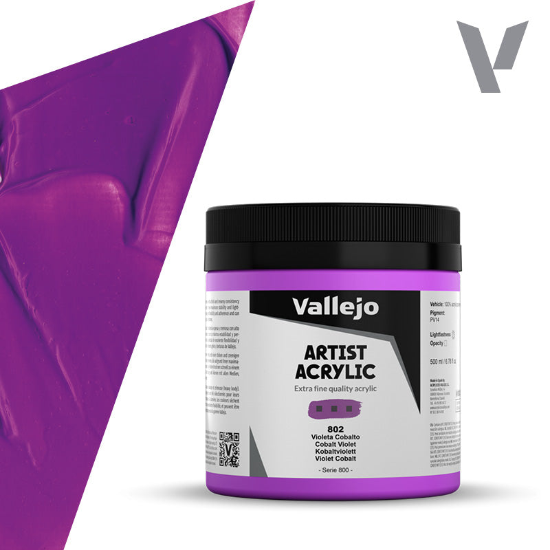 Pintura Acrílica Violeta Cobalto 500 ml - Bellas Artes
