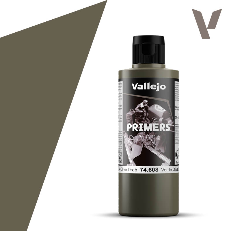 Imprimación Acrílica Mate Verde Oliva USA - 200 ml
