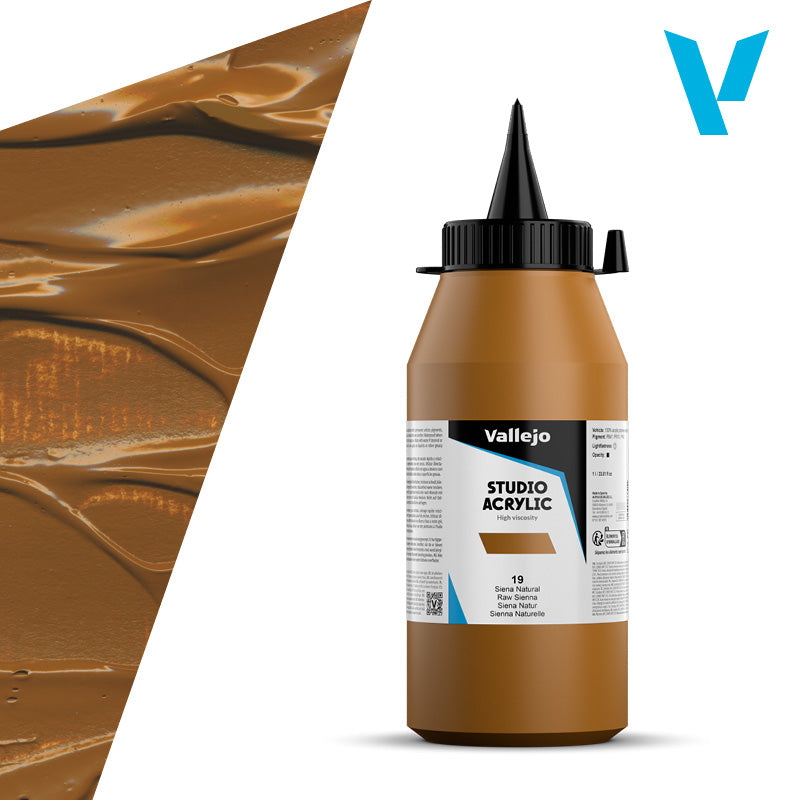 Pintura Acrílica Siena Natural 1 L - Bellas Artes