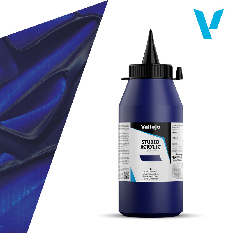Pintura Acrílica Azul Ultramar 1 L - Bellas Artes