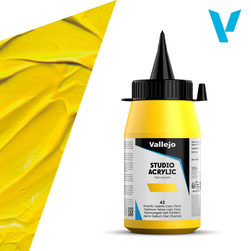 Pintura Acrílica Amarillo Cadmio Claro (Tono) 500 ml - Bellas Artes
