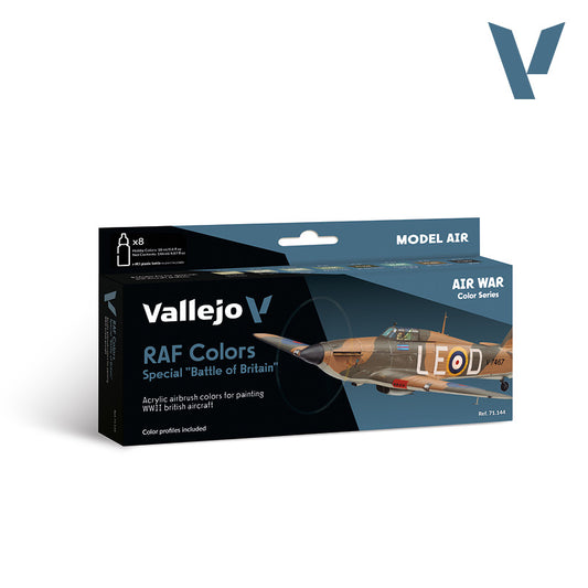 Set de 8 pinturas para cazas RAF de la Batalla de Inglaterra