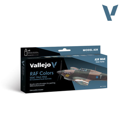 Set de 8 pinturas para aviones RAF SEAC 1942-1945