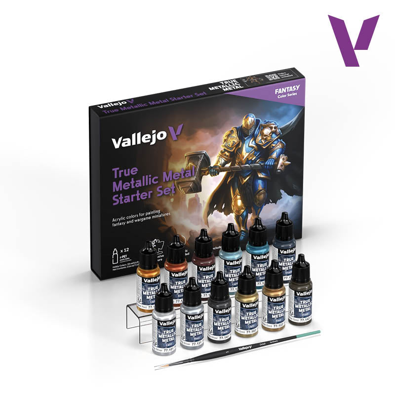 True Metallic Metal Starter Set - Set de 12 pinturas Metálicas