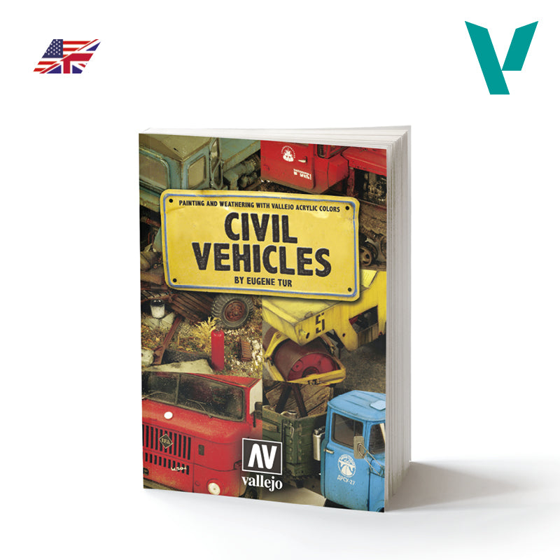 Libro Civil Vehicles - Pintura y Weathering con Vallejo Acrylic Colors