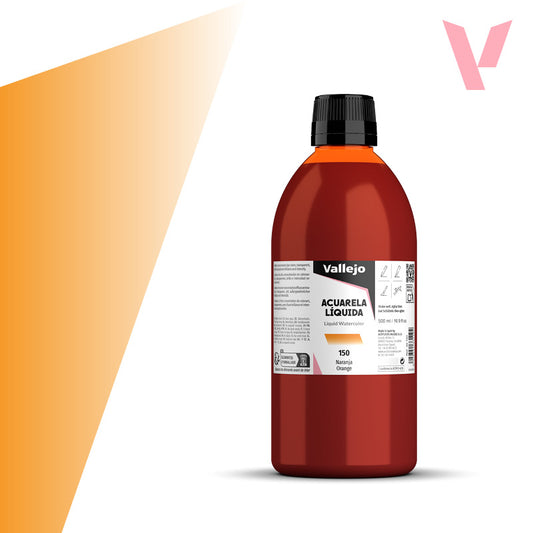 Acuarela Líquida Naranja 500 ml - Bellas Artes