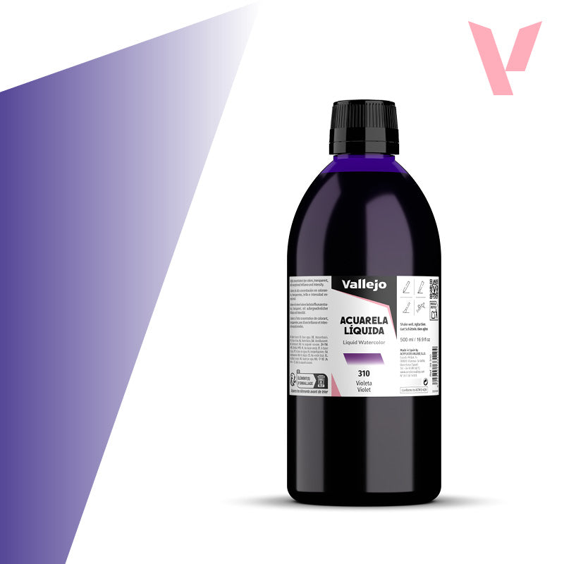 Acuarela Líquida Violeta 500 ml - Bellas Artes