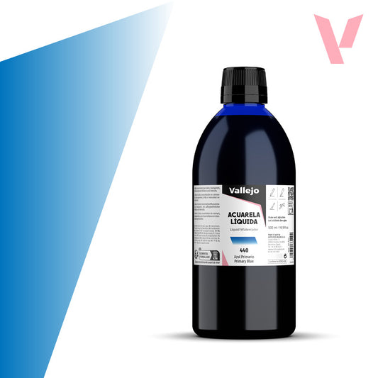 Acuarela Líquida Azul Primario 500 ml - Bellas Artes