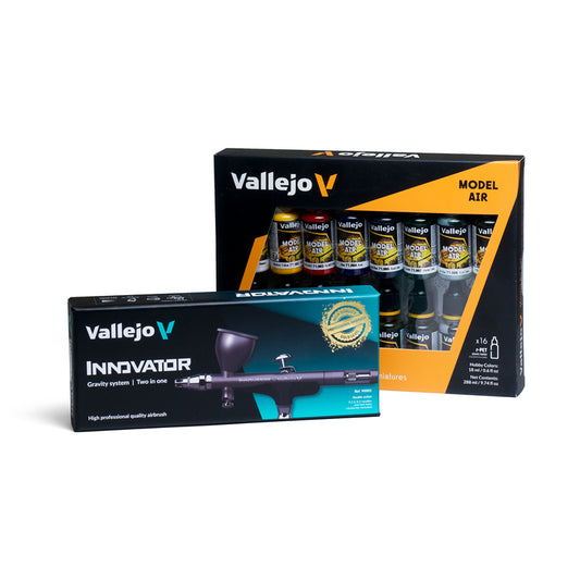 Pack di Colori e Aerografo - Airbrush Innovator Set