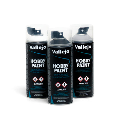 Pack di Primer Spray - Bianco, Nero e Grigio