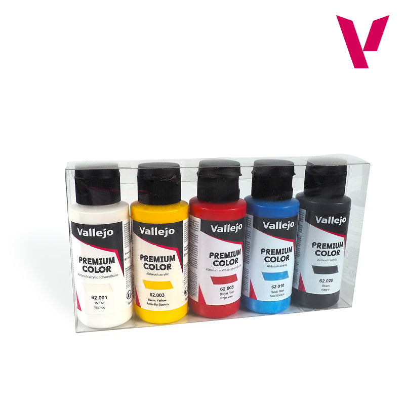 Set de 5 colores Premium Color Opacos - Alta Resistencia
