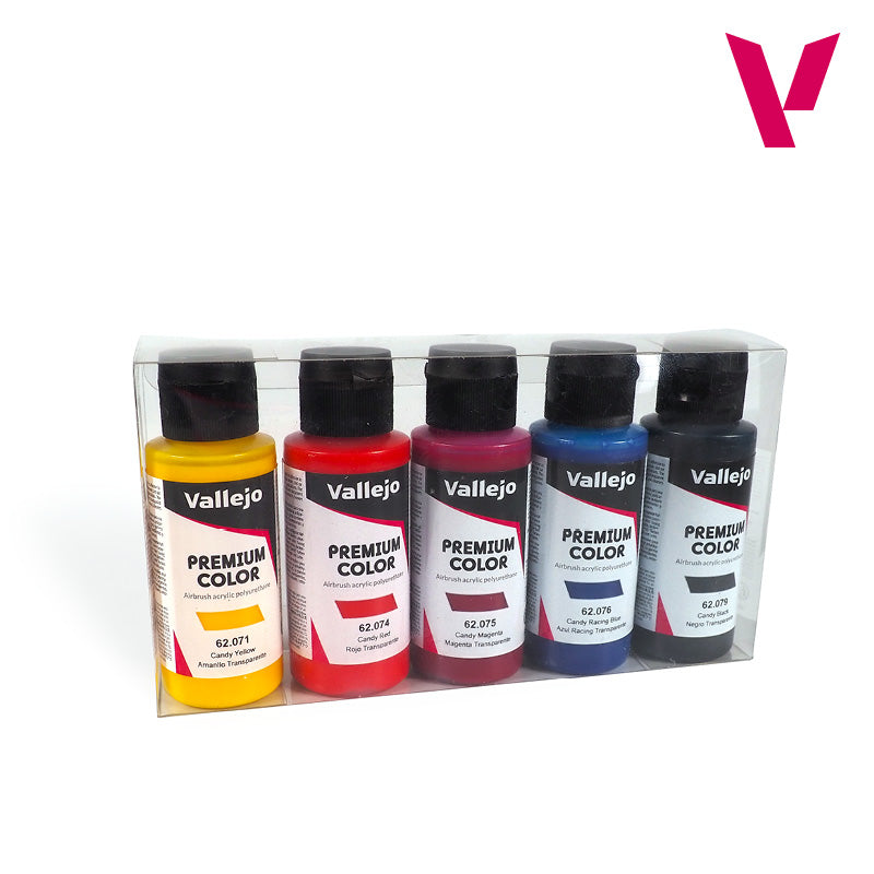 Set de 5 Colores Transparentes Premium Color - Alta Resistencia