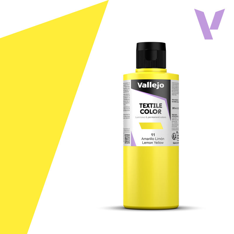 Pintura Textil Amarillo Limón 200 ml - Bellas Artes