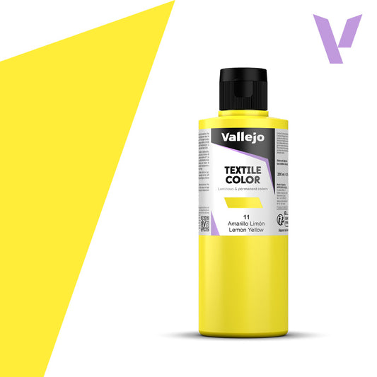 Pintura Textil Amarillo Limón 200 ml - Bellas Artes