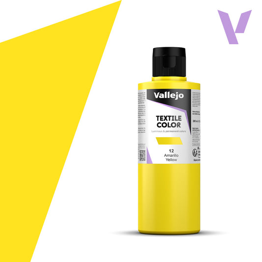 Pintura Textil Amarillo 200 ml - Bellas Artes