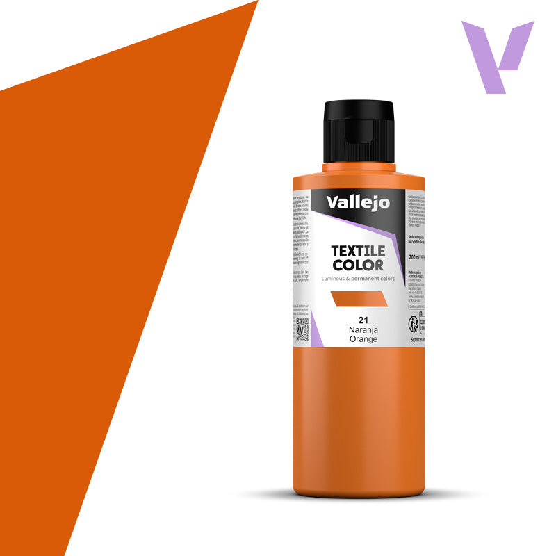Pintura Textil Naranja 200 ml - Bellas Artes