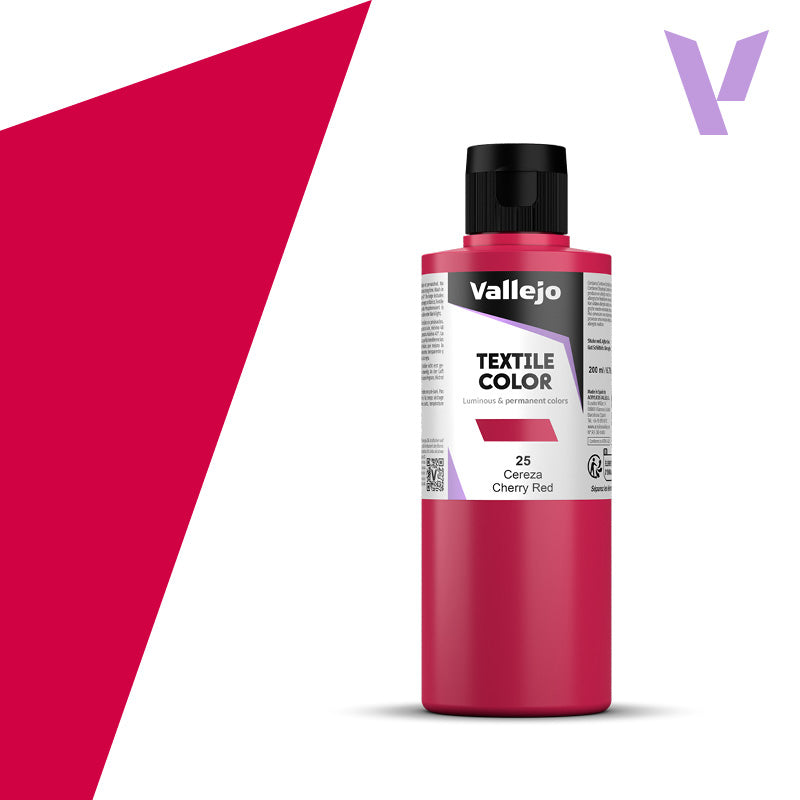 Pintura Textil Cereza 200 ml - Bellas Artes