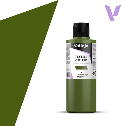 Pintura Textil Verde Musgo 200 ml - Bellas Artes