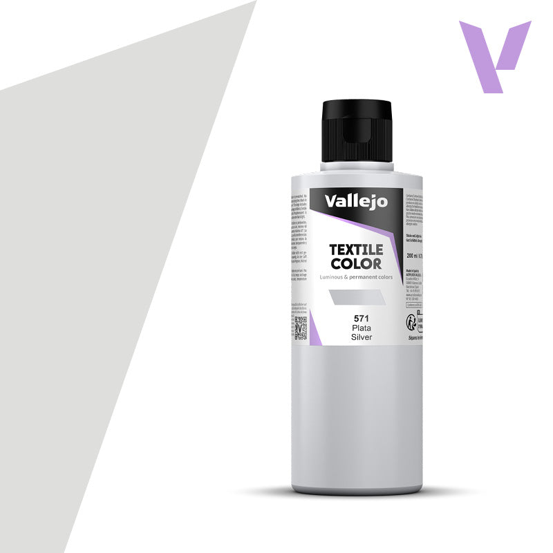 Pintura Textil Plata 200 ml - Bellas Artes