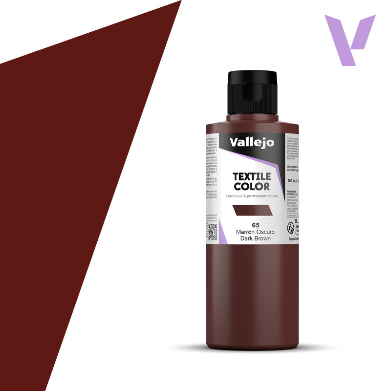 Pintura Textil Marrón Oscuro 200 ml - Bellas Artes