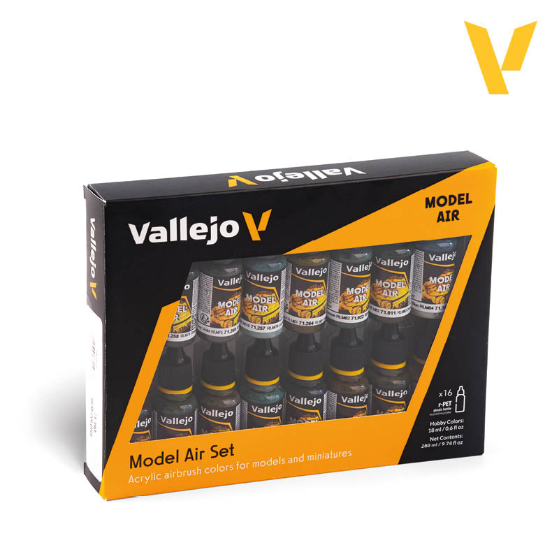Set de 16 pinturas RLM para aviones alemanes