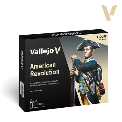Set de 16 pinturas para la Guerra de Independencia Americana