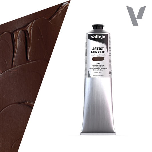 Pintura Acrílica Sombra Tostada 200 ml - Bellas Artes
