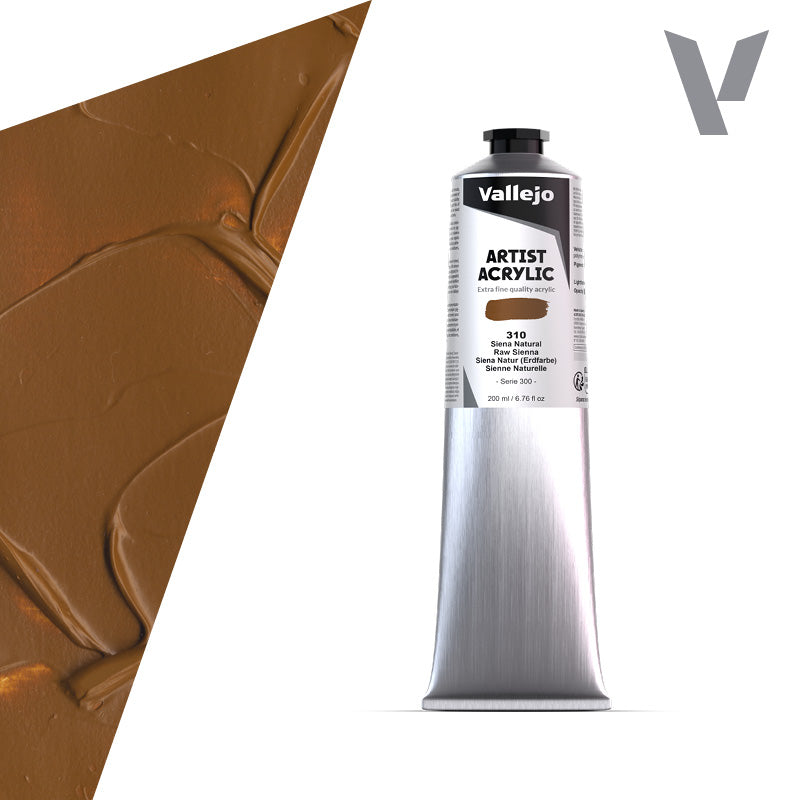 Pintura Acrílica Siena Natural 200 ml - Bellas Artes