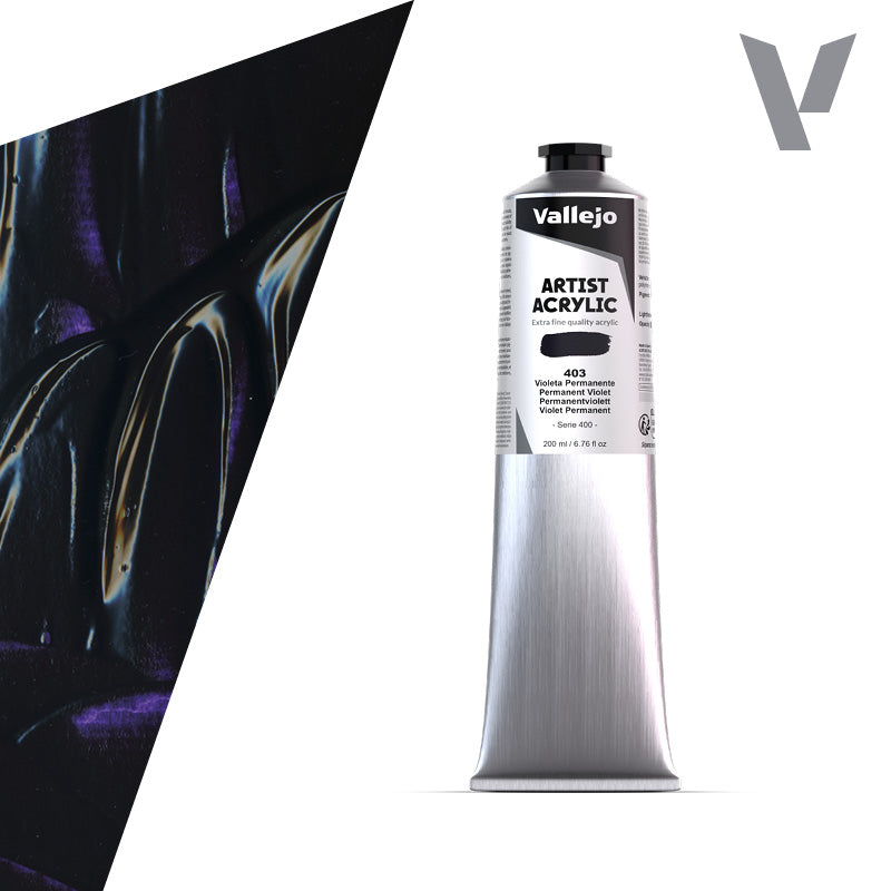Pintura Acrílica Violeta Permanente 200 ml- Bellas Artes