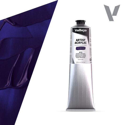 Pintura Acrílica Violeta Ultramar 200 ml - Bellas Artes