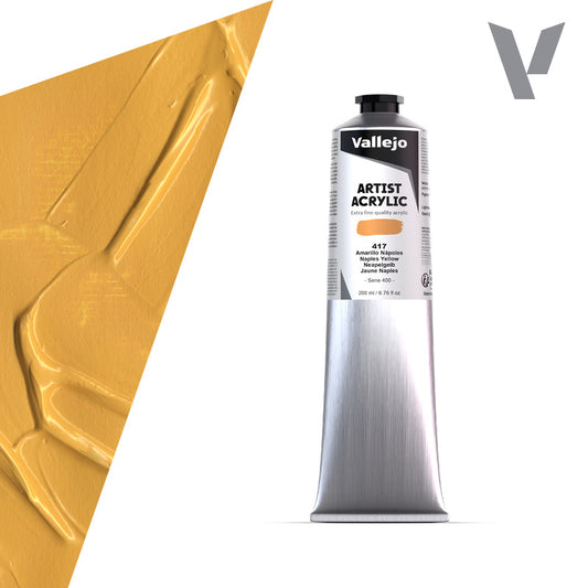 Pintura Acrílica Amarillo Nápoles 200 ml- Bellas Artes