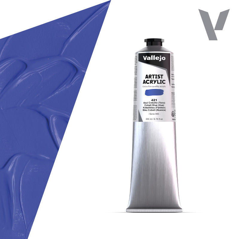 Pintura Acrílica Azul Cobalto (Tono) 200 ml - Bellas Artes