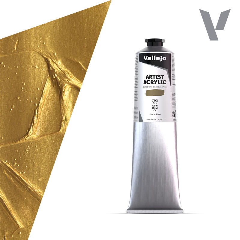 Pintura Acrílica Oro 200 ml - Bellas Artes