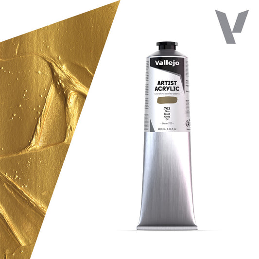 Pintura Acrílica Oro 200 ml - Bellas Artes