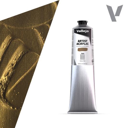 Pintura Acrílica Bronce 200 ml - Bellas Artes