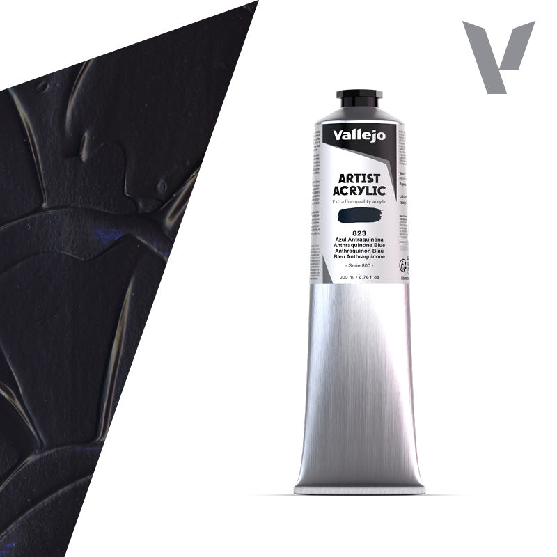 Pintura Acrílica Azul Antraquinona 200 ml - Bellas Artes