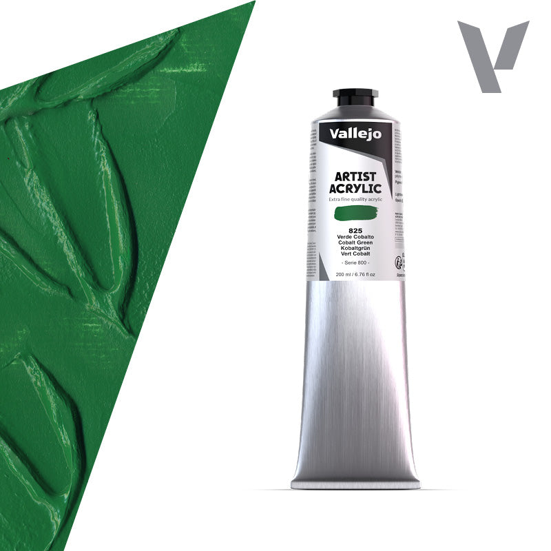 Pintura Acrílica Verde Cobalto 200 ml - Bellas Artes