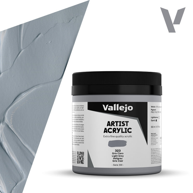 Pintura Acrílica Gris Claro 500 ml - Bellas Artes
