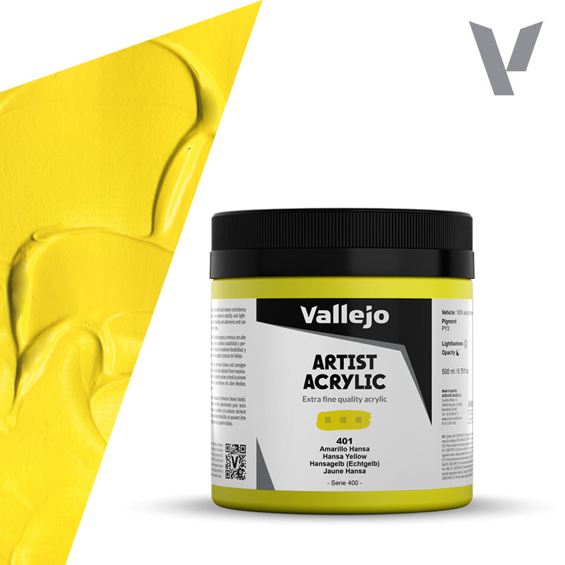 Pintura Acrílica Amarillo Hansa 500 ml - Bellas Artes
