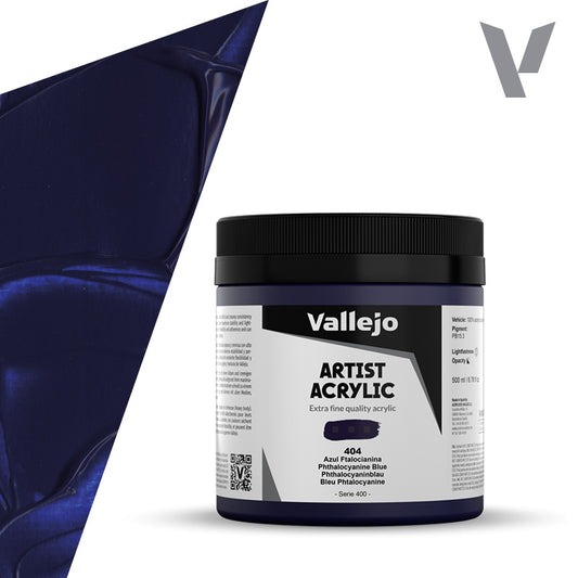 Pintura Acrílica Azul Ftalocianina 500 ml - Bellas Artes