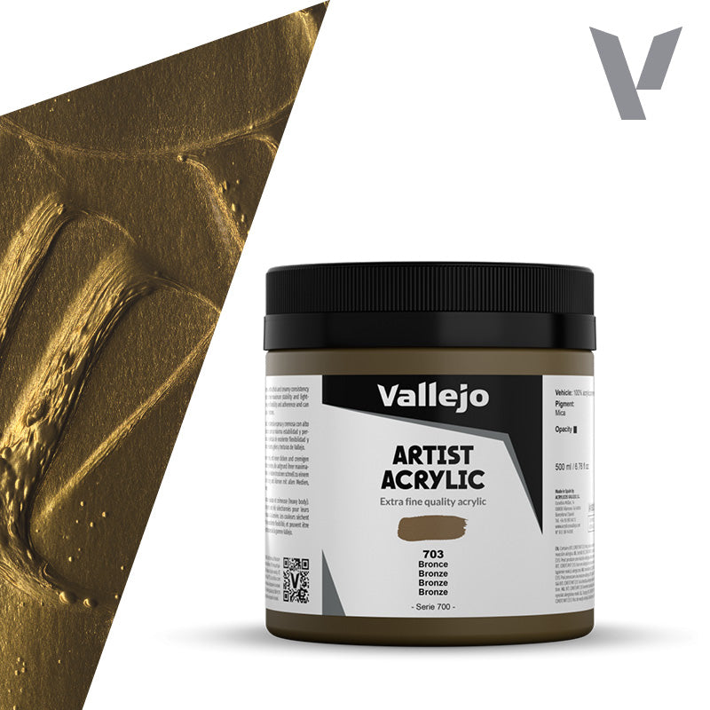 Pintura Acrílica Bronce 500 ml - Bellas Artes