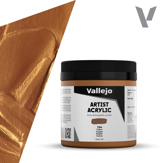 Pintura Acrílica Cobre 500 ml - Bellas Artes