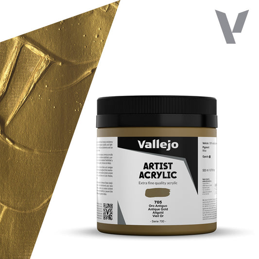 Pintura Acrílica Oro Antiguo 500 ml - Bellas Artes
