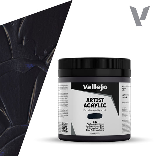 Pintura Acrílica Azul Antraquinona 500 ml - Bellas Artes