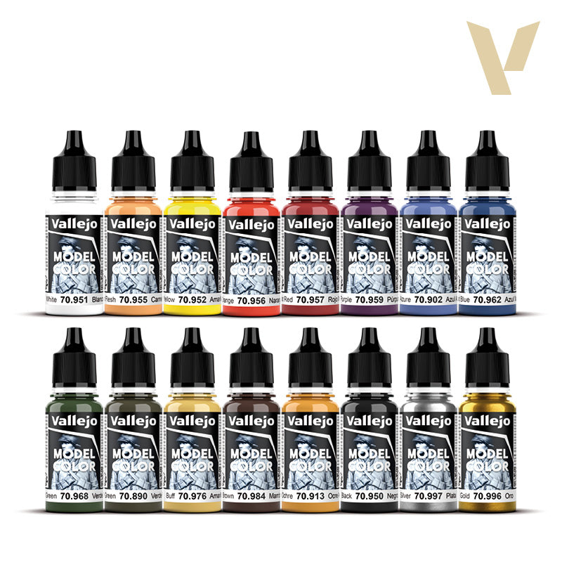 Set de 16 pinturas Basic Colors USA (2)