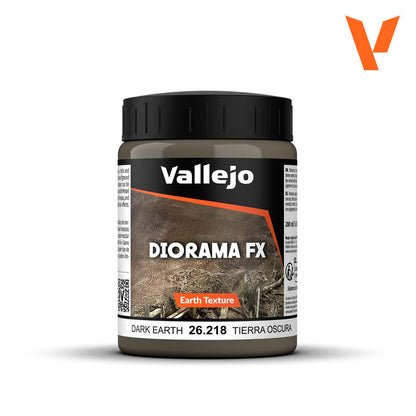 Textura de Tierra Oscura para diorama